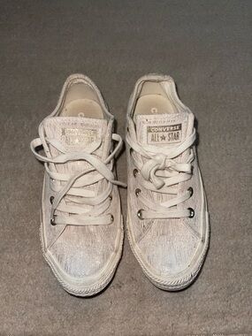 Converse All Star Low Top Sneakers gold shimmer